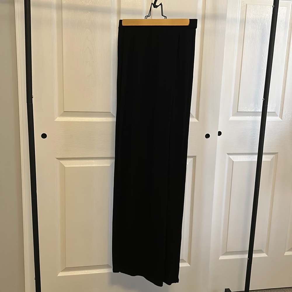 AX Armani Exchange black maxi skirt